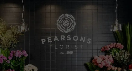 The Pearsons flower and gift display in store