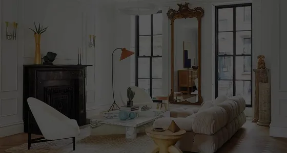 A styled living room furnished with J&C Homewares pieces